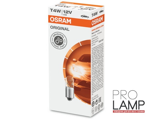 Галогеновые лампы Osram Original Line T4W - 3893-S (10 шт.) — 724833 ORIGINAL T4W 3893 1