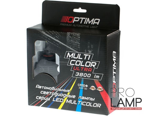 Светодиодные лампы Optima LED MultiColor Ultra H11 3800Lm — mc h11 xhp50 set 2