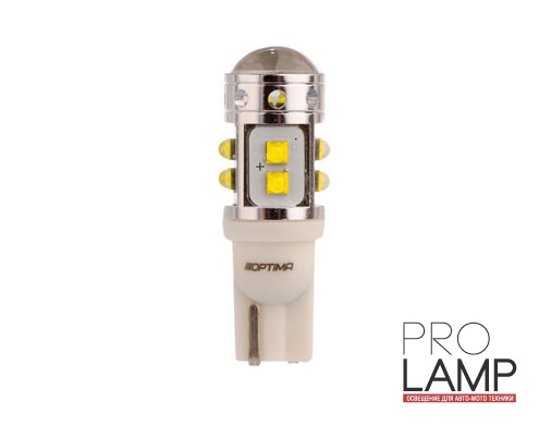 Светодиодные лампы Optima Premium W5W, W16W (T10) 50W 5100K 