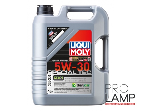 LIQUI MOLY Special Tec DX1 5W-30 - НС-синтетическое моторное масло, 4л