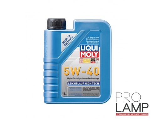 LIQUI MOLY Leichtlauf High Tech 5W-40 — НС-синтетическое моторное масло 1 л.
