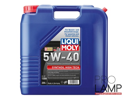 LIQUI MOLY Synthoil High Tech 5W-40 — Синтетическое моторное масло 20 л.