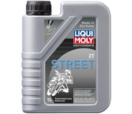 LIQUI MOLY Motorbike 2T Street — Полусинтетическое моторное масло для 2-тактных мотоциклов 1 л.