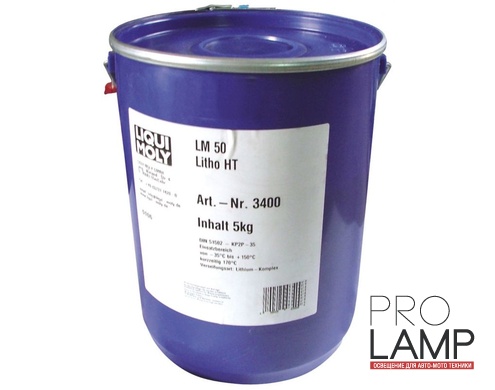 LIQUI MOLY LM 50 Litho HT — Высокотемпературная смазка для ступиц подшипников 5 л.