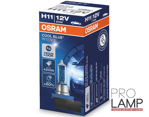 Галогеновые лампы Osram Cool Blue Intense H11 - 64211CBI