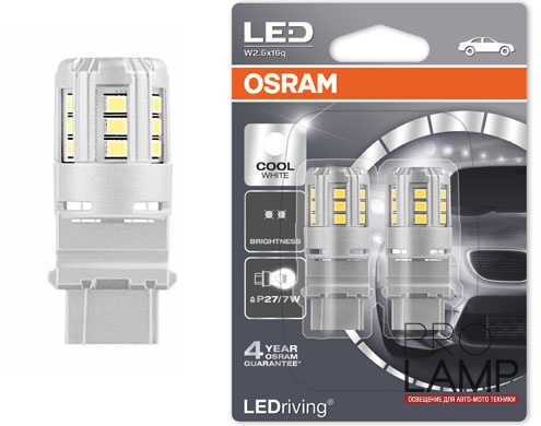 Светодиодные лампы Osram Standart Cool White P27/7W - 3547CW-02B — Osram LEDriving STANDARD RETROFIT 3547CW 1