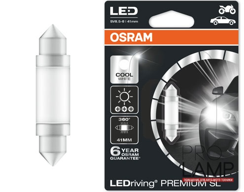 Светодиодные лампы Osram Premium Cool White C5W - 6499CW-01B — Osram LEDriving PREMIUM RETROFIT 6499CW 1