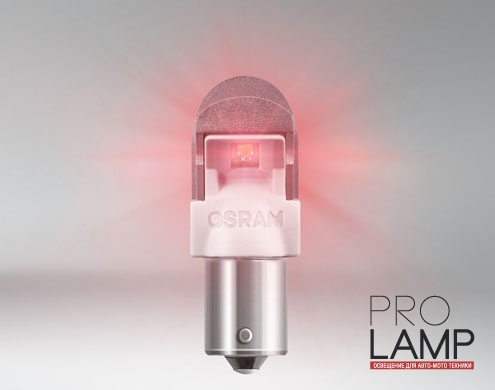 Светодиодные лампы Osram Premium Red P21W - 7556R-02B — Osram LEDriving PREMIUM RETROFIT 7556R 2