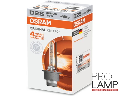 Штатные ксеноновые лампы D2S Osram Xenarc Original - 66240